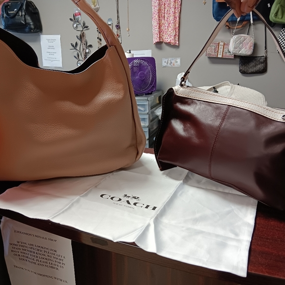 Brand New Nwt Coach Bandit Hobo 39 Bag Beechwood Black Copper F86760 - Picture 4 of 5